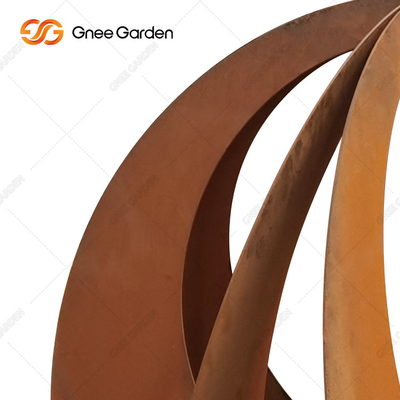 Chậu trồng cây kim loại lớn không đều Bespoke chống lão hóa chống ăn mòn