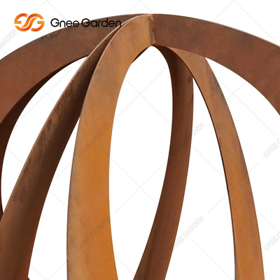 Chậu trồng cây kim loại lớn không đều Bespoke chống lão hóa chống ăn mòn