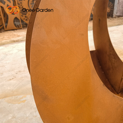 Chậu trồng cây kim loại lớn không đều Bespoke chống lão hóa chống ăn mòn