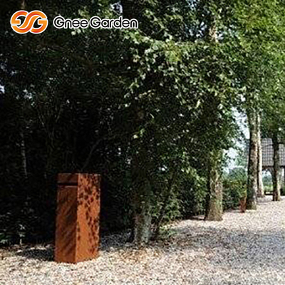 1000 * 800mm Đồ nội thất kim loại ngoài trời đứng miễn phí Hộp thư thép gỉ