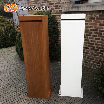 1000 * 800mm Đồ nội thất kim loại ngoài trời đứng miễn phí Hộp thư thép gỉ