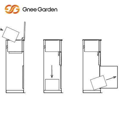 Hộp thư thép ngoài trời bằng thép Corten tùy chỉnh