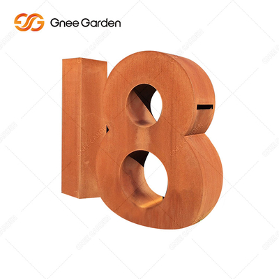 Hộp thư đứng miễn phí bằng thép Corten 400mm Ngoài trời cho Bưu điện