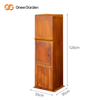 Chiều cao 120cm Chiều rộng 35cm Chiều rộng Hộp thả gói thép dọc cho ngôi nhà