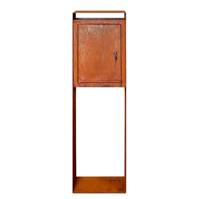 Thời tiết thép Corten thép hộp thả bưu kiện kim loại theo chiều dọc Trang trí