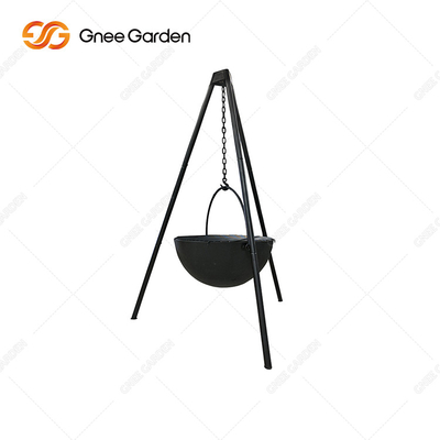 BBQ Fire Bowl Corten Steel With Grill Ring Cắm trại ngoài trời