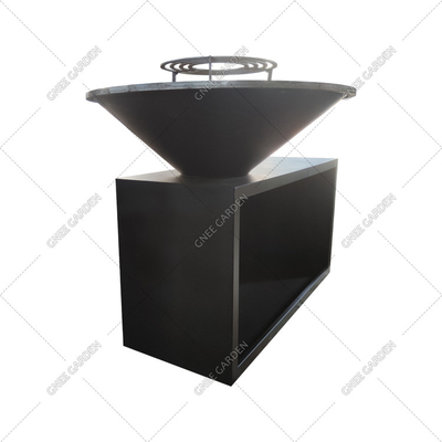 Lò nướng ngoài trời bằng thép mô-đun Corten Độ dày 3 mm Đánh lửa điện tử