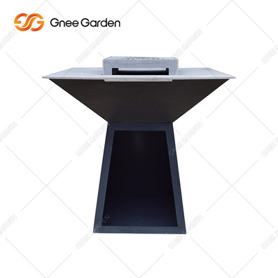 Vườn ngoài trời Teppanyaki Bbq Grill Kích thước lớn Đa chức năng với Ledge nấu ăn