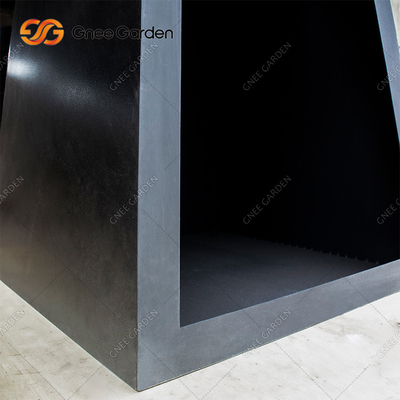 Hố lửa bằng thép Bbq Rusty Corten có cửa hàng bằng gỗ Lò nướng gas BBQ Lò nướng BBQ ngoài trời