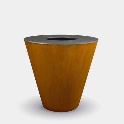 Củi đốt Corten thép ngoài trời Bếp nướng hàng đầu cho cắm trại trong vườn