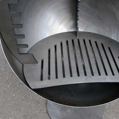 Gnee Garden Windproof Fire Pit Grill có thể điều chỉnh Chiều cao 110cm để nướng thịt