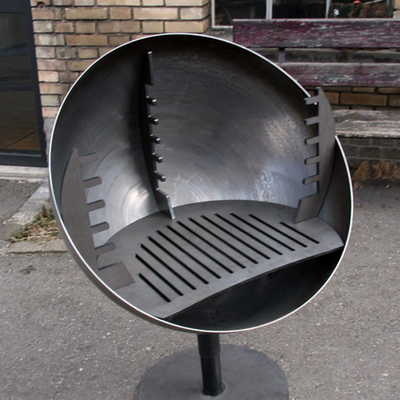Vỉ nướng ngoài trời lớn Corten Thép hố lửa Bát nướng BBQ