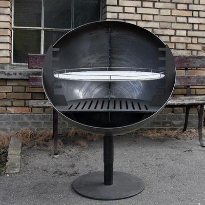 Gnee Garden Windproof Fire Pit Grill có thể điều chỉnh Chiều cao 110cm để nướng thịt