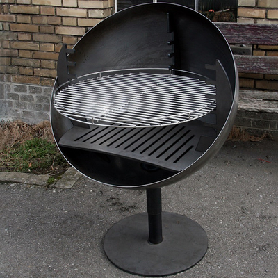 Lò nướng ngoài trời kiểu châu Âu Fire Bowl Corten Steel Barbecue Grill