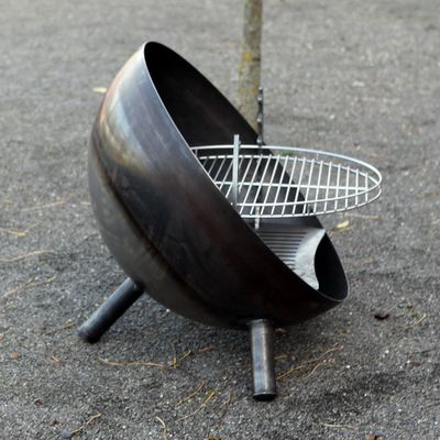 Đốt gỗ Corten Kim loại Lò nướng ngoài trời Lò nướng than Đồ nướng Corten Thép Bbq