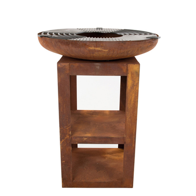 Bếp ngoài trời hiện đại Corten Thép Nướng Gỗ Đốt Cắm trại Nướng BBQ