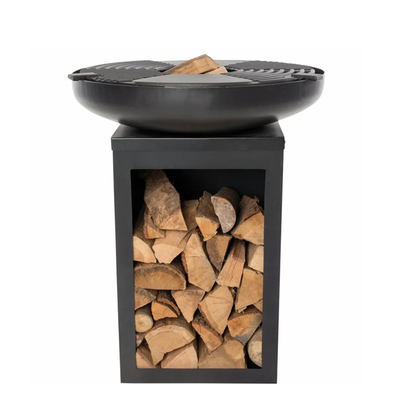 Corten Steel Charcoal Home Barbeque Grill Lò sưởi ở sân sau