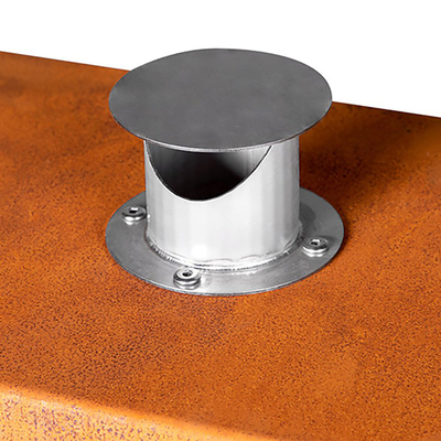 Lò sưởi ngoài trời Corten Thép đốt gỗ Hố đốt GN-FP-510