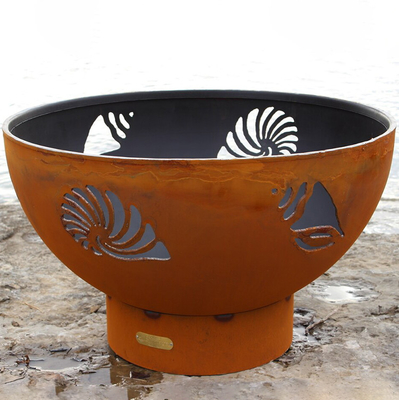 Bắn súng thép Corten 36 inch Pre Rusted Ngoài trời với Patina Oxit