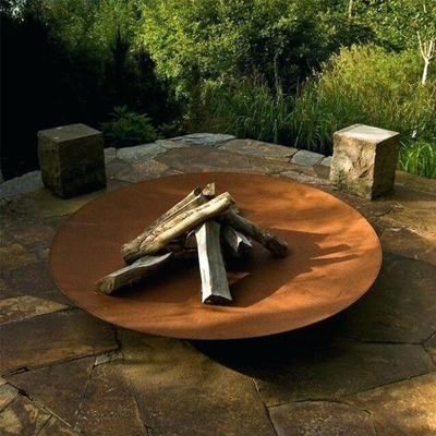 80 cm Rusty Corten Fire Bowl Brazier ngoài trời cho bữa tiệc cắm trại
