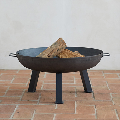 Corten Steel Fire Pit Rusty trông Trang trí sân vườn ngoài trời Cắm trại