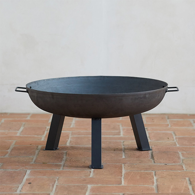 Corten Steel Fire Pit Rusty trông Trang trí sân vườn ngoài trời Cắm trại