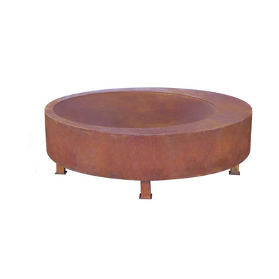 Đốt gỗ Hố lửa bằng thép phong hóa lớn Bát lửa ngoài trời 600mm-1500mm