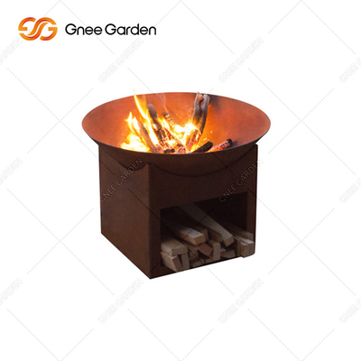 Prerusted Đốt gỗ ngoài trời Hố lửa Sân trong Hố lửa Gỗ Chống ẩm