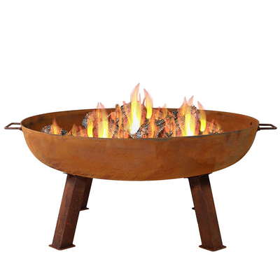 Gỗ dày 3mm Đốt hố lửa Trang trí sân vườn ngoài trời Corten Thép màu gỉ