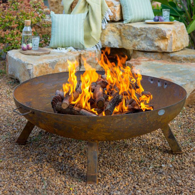 Di động Corten Thép Hố lửa Cắm trại Corten Thép Bonfire Bếp lửa Bát lửa