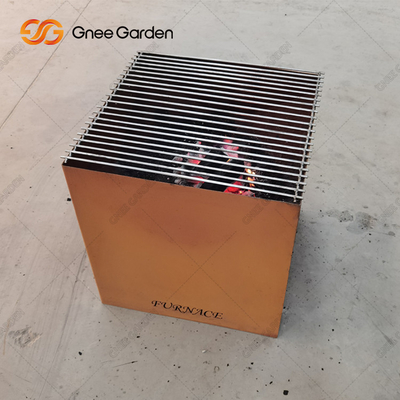 Sân vườn Cắm trại ngoài trời Corten Thép Gỉ Lửa Hố Gỗ Đốt Dày 3mm