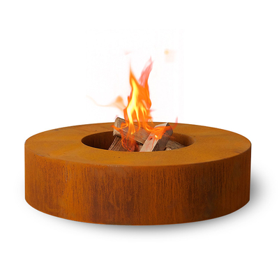 Đặc biệt thép Corten kim loại gỉ Kim loại dày 2mm Lò sưởi bằng thép Corten cho hố cứu hỏa ngoài trời