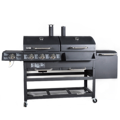Bếp nướng gas chuyên nghiệp 6 đầu đốt Giỏ nấu ăn Nướng Bbq ngoài trời