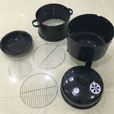 Cắm trại Brazier Bonfire Bowl Basket BBQ Grill Di động ngoài trời