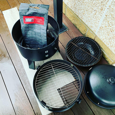 Hộ gia đình ngoài trời Di động Sân sau Công viên Cắm trại Nấu ăn Lò nướng Bbq bằng gas bằng thép không gỉ