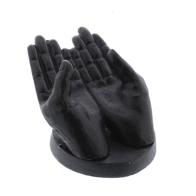 Bộ điêu khắc tay bằng gang đen sáng tạo cổ 5,5 inch để trang trí nhà