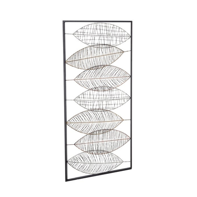 22x46 inch Cổ điển Lá kim loại Tường Nghệ thuật Trang trí Nội thất 3D Sang trọng