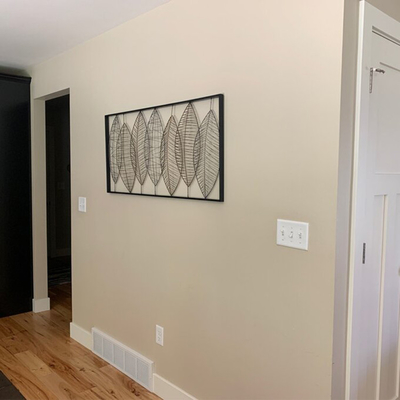 22x46 inch Cổ điển Lá kim loại Tường Nghệ thuật Trang trí Nội thất 3D Sang trọng