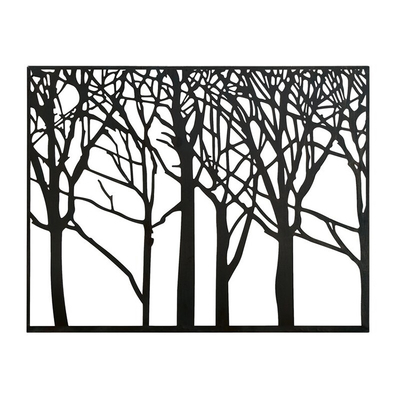 29x38 inch Tree Of Life Tác phẩm nghệ thuật Cắt laser kim loại cho sân vườn