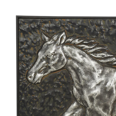 SGS được chứng nhận cơ bắp màu đen Stallion Tường nghệ thuật Gang thanh lịch