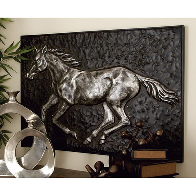 SGS được chứng nhận cơ bắp màu đen Stallion Tường nghệ thuật Gang thanh lịch