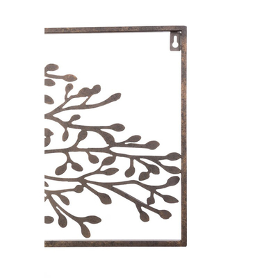 Cây sồi treo tường bằng kim loại hình chữ nhật có trọng lượng nhẹ 48 inch