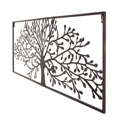 Cây sồi treo tường bằng kim loại hình chữ nhật có trọng lượng nhẹ 48 inch