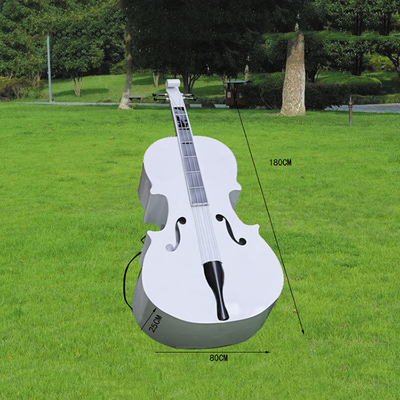 Tác phẩm điêu khắc bằng nhạc cụ Iron Cello cho đồ trang trí sân vườn ngoài trời